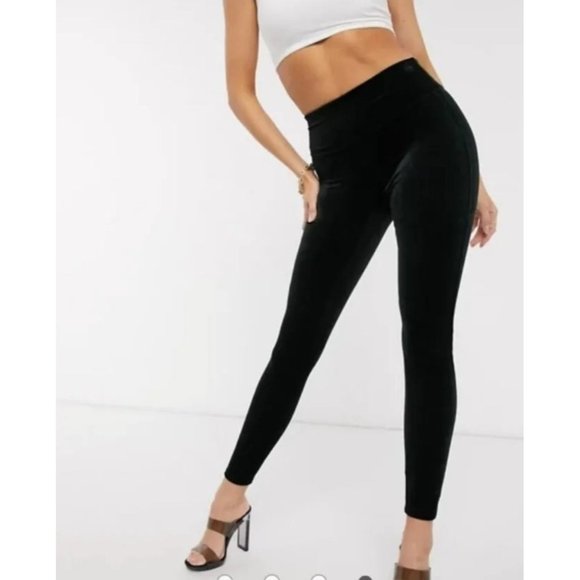 Spanx Black Velvet legging Slimming Shapewear size medium soft - Picture 1 of 12